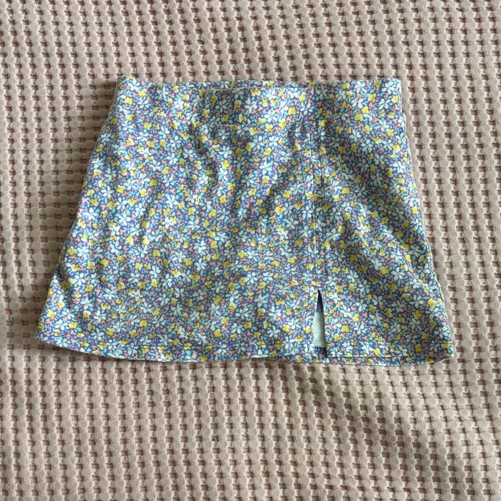 OshKosh B'gosh Floral Skort - Blue and Yellow